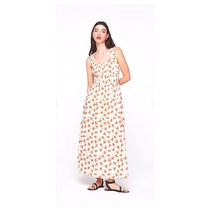 Aligne Helaine Shirred Waist Midi Dress